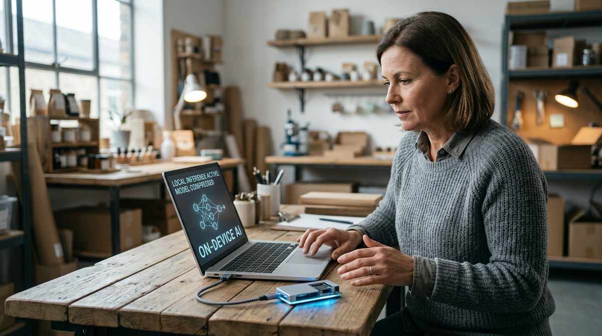 How Small Businesses Can Run AI on Tiny, Compressed Models — No Cloud Costs Required