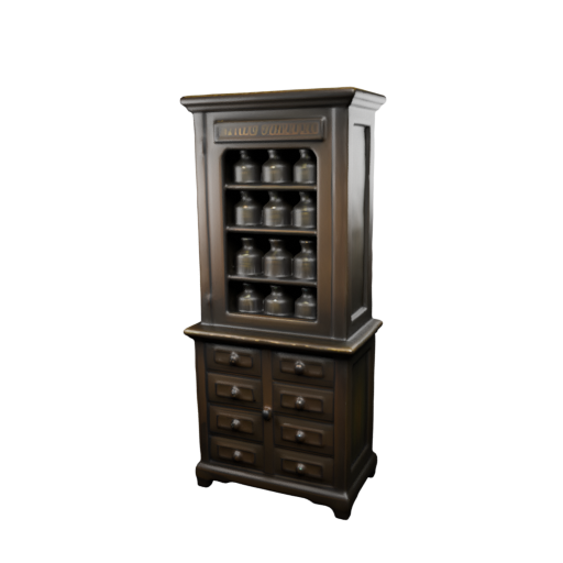 Field Hospital Apothecary Cabinet