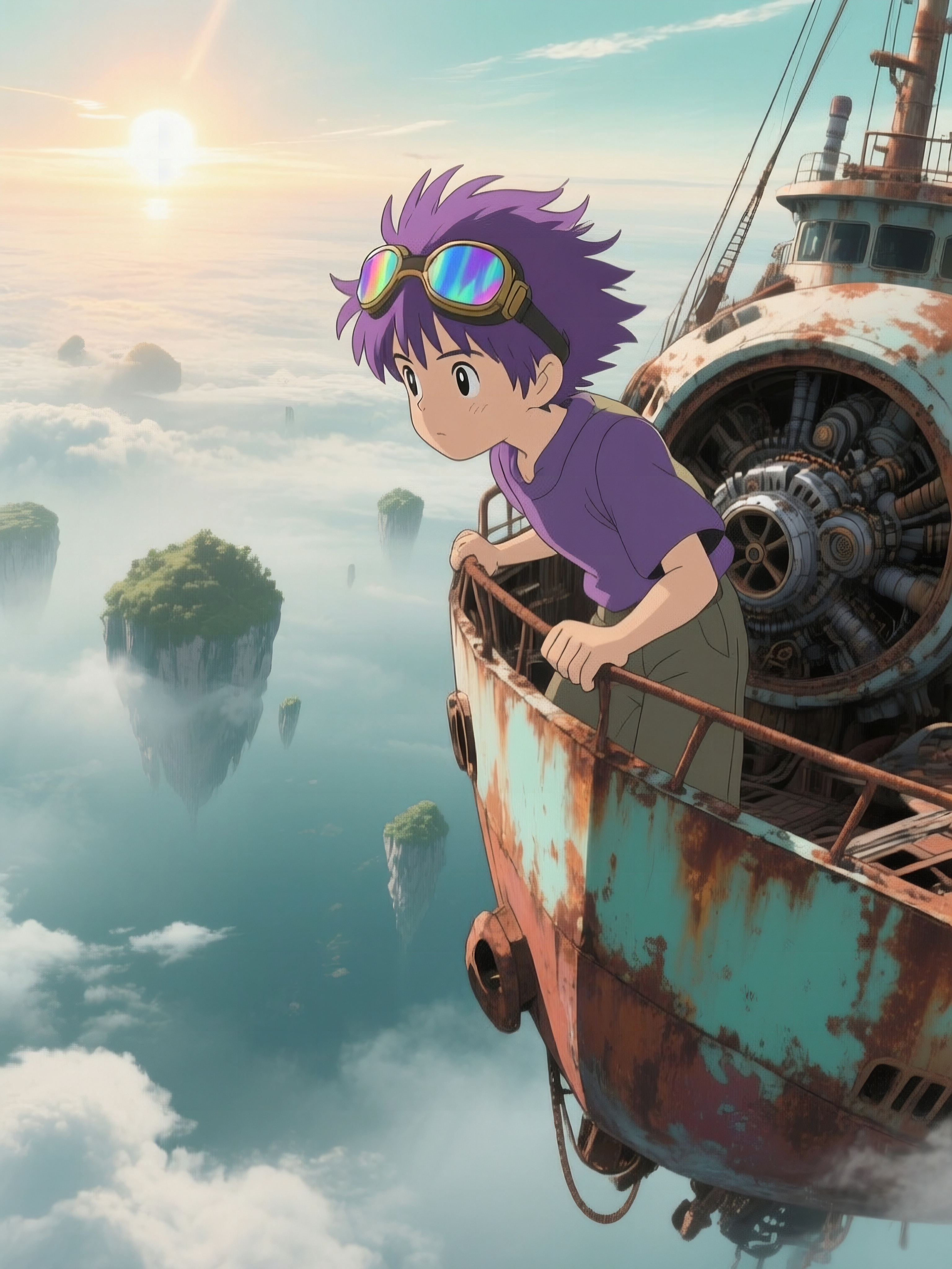 Reflections in the Goggles