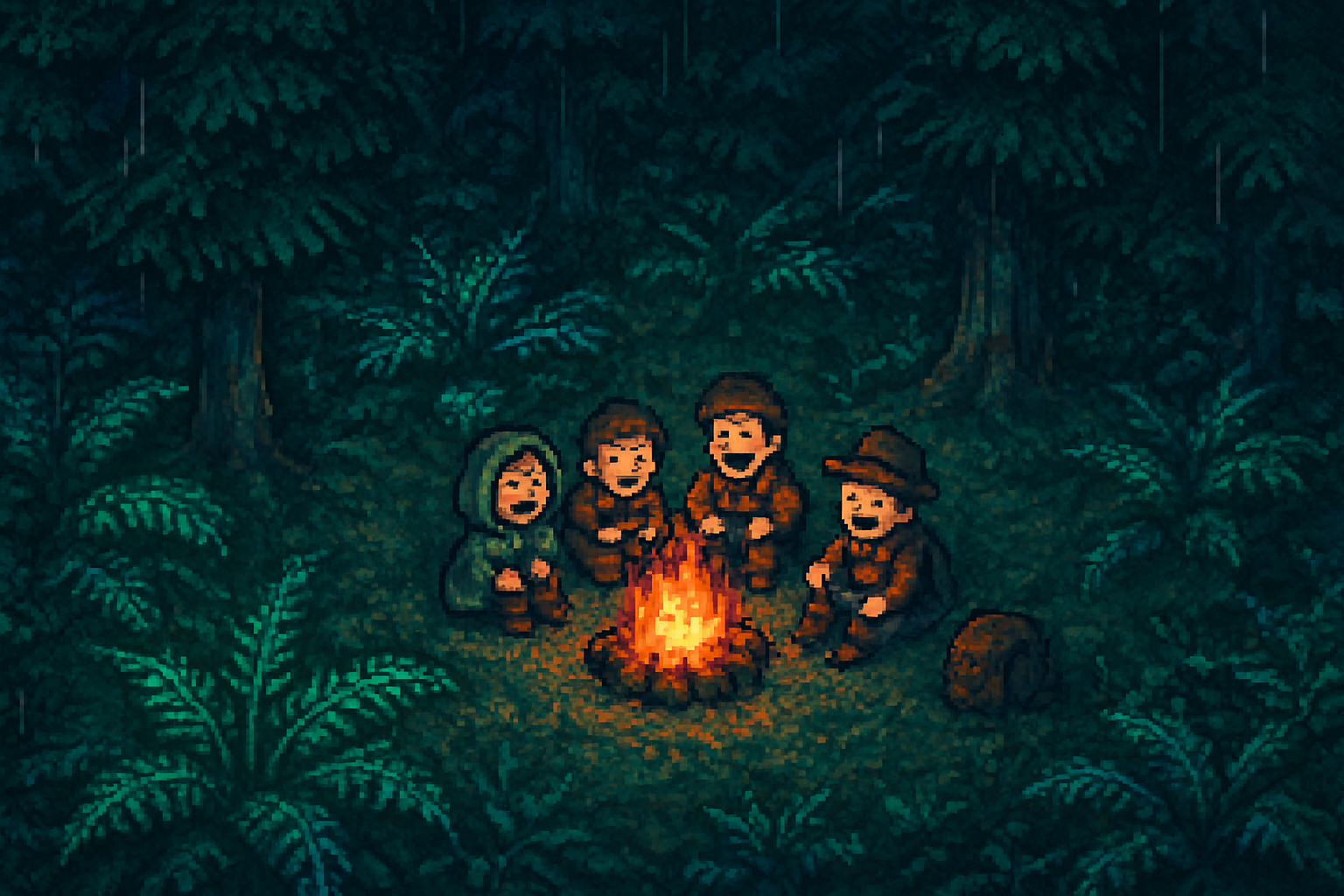 Electric Forest Campfire